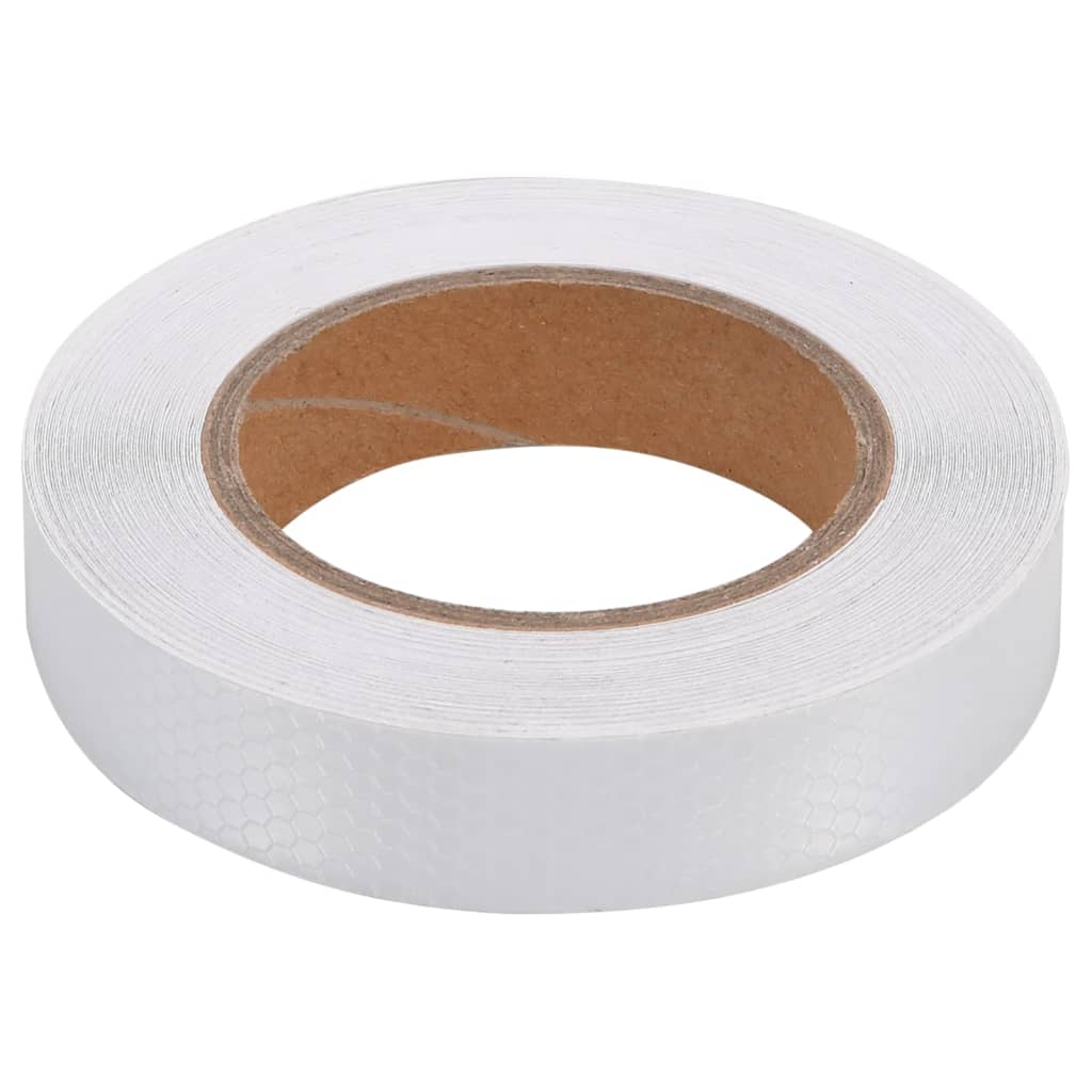 Reflecterende tape 2,5 cm x 20 m PVC wit is nu te koop bij PeponiXL, paradijselijk wonen!