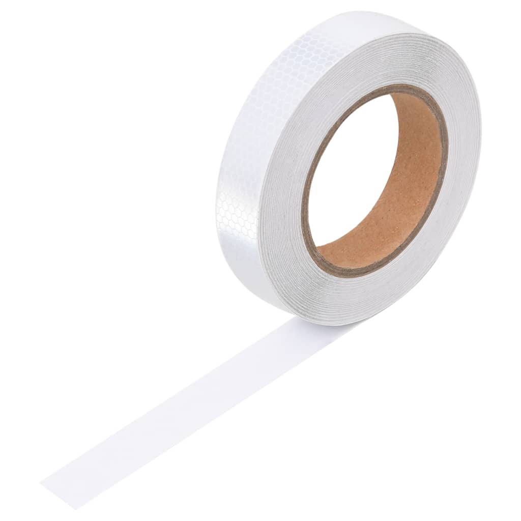 Reflecterende tape 2,5 cm x 20 m PVC wit is nu te koop bij PeponiXL, paradijselijk wonen!