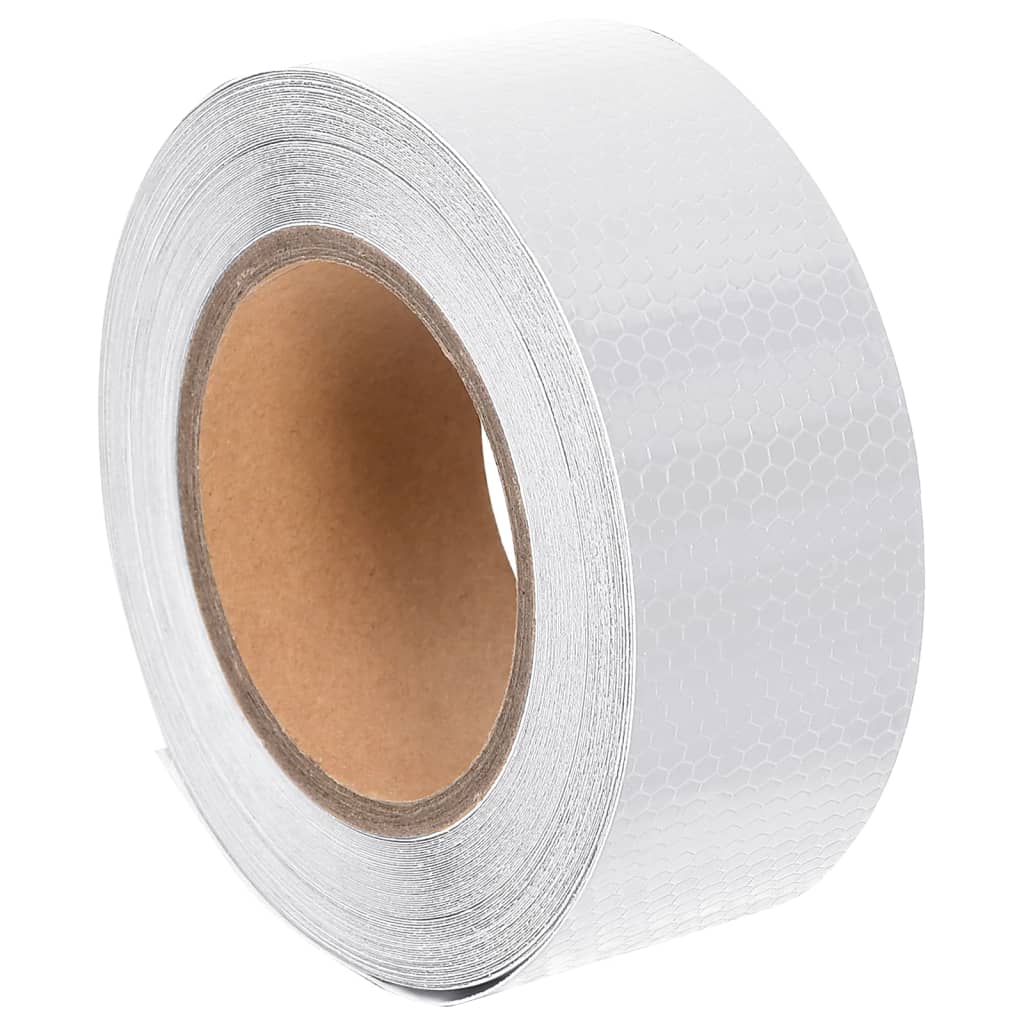 Reflecterende tape 5 cm x 20 m PVC wit is nu te koop bij PeponiXL, paradijselijk wonen!