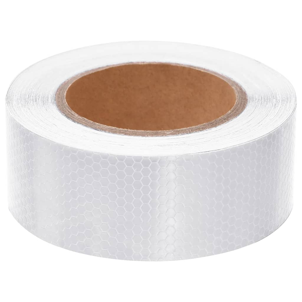 Reflecterende tape 5 cm x 20 m PVC wit is nu te koop bij PeponiXL, paradijselijk wonen!