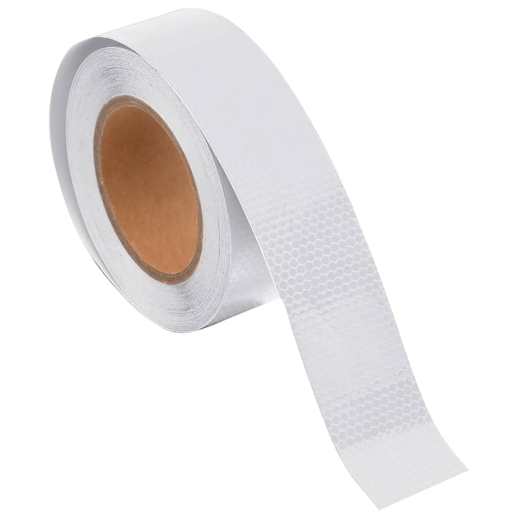 Reflecterende tape 5 cm x 20 m PVC wit is nu te koop bij PeponiXL, paradijselijk wonen!