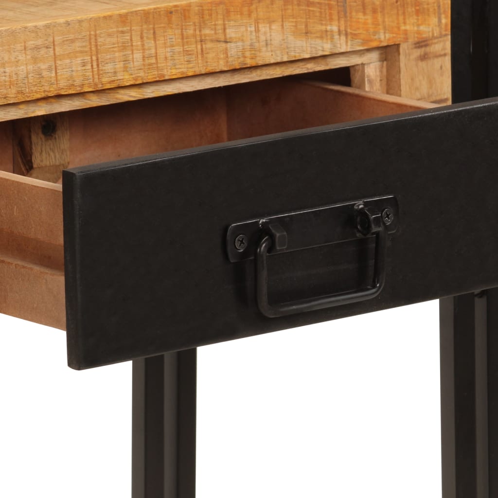 Wandtafel 110x30x76 cm massief mangohout is nu te koop bij PeponiXL, paradijselijk wonen!