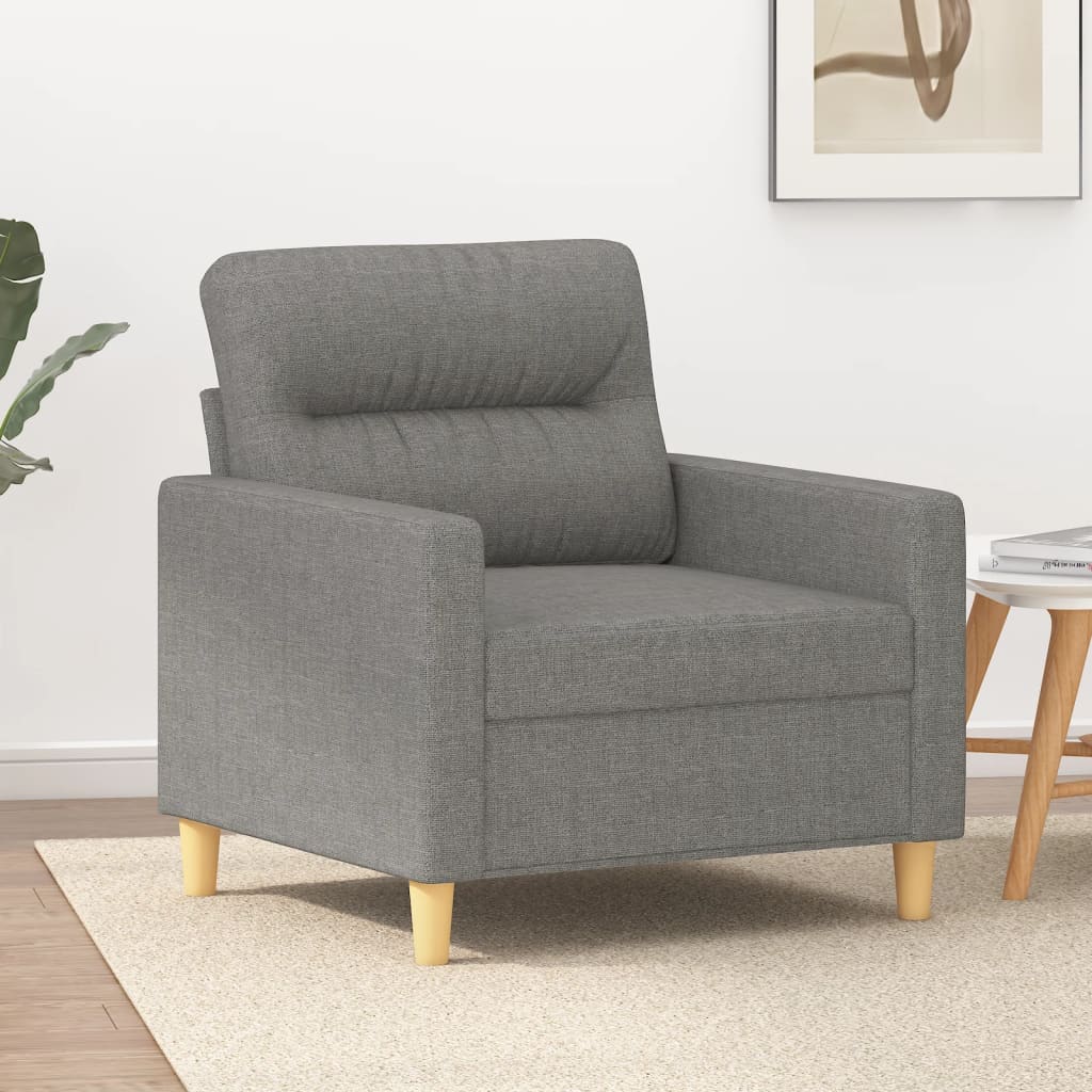 Fauteuil 60 cm stof donkergrijs is nu te koop bij PeponiXL, paradijselijk wonen!
