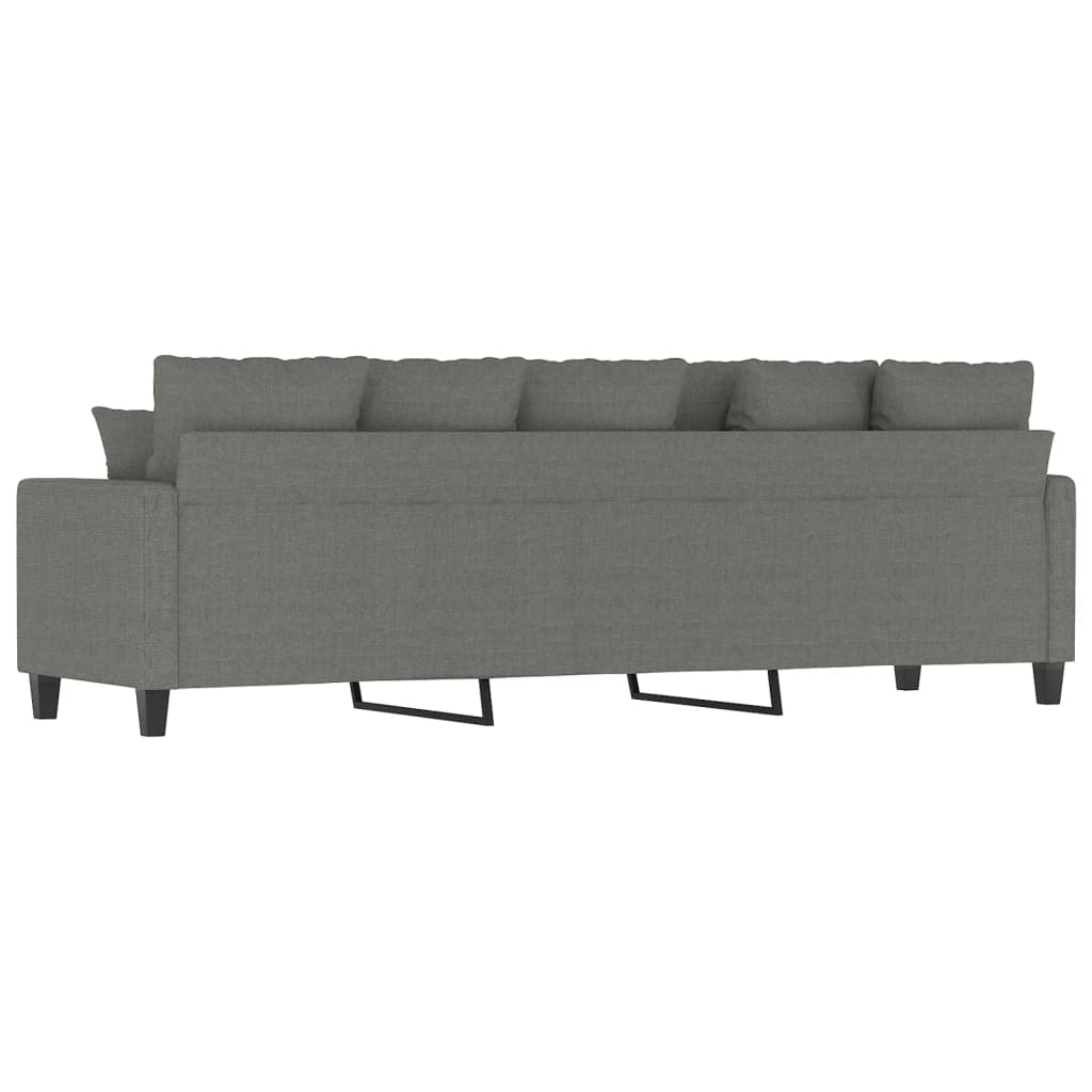 Driezitsbank 210 cm stof donkergrijs is nu te koop bij PeponiXL, paradijselijk wonen!