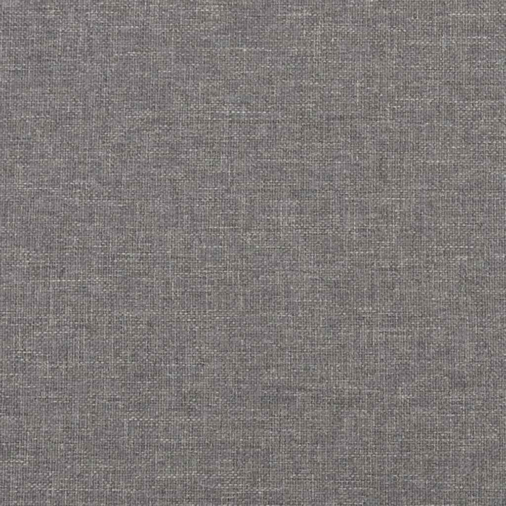 Tweezitsbank 120 cm stof lichtgrijs