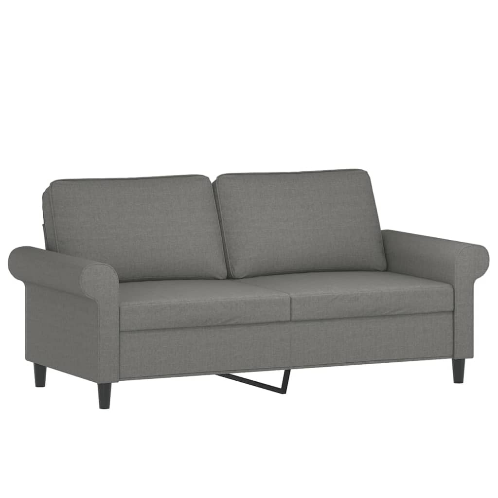 Tweezitsbank 140 cm stof donkergrijs is nu te koop bij PeponiXL, paradijselijk wonen!