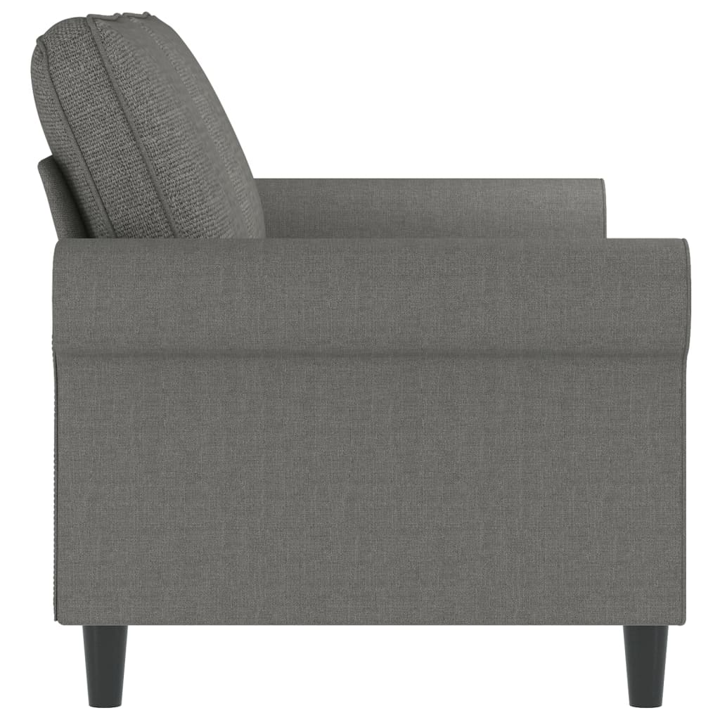 Tweezitsbank 140 cm stof donkergrijs is nu te koop bij PeponiXL, paradijselijk wonen!