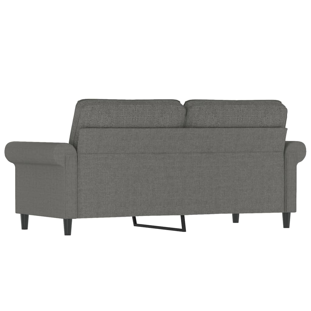 Tweezitsbank 140 cm stof donkergrijs is nu te koop bij PeponiXL, paradijselijk wonen!