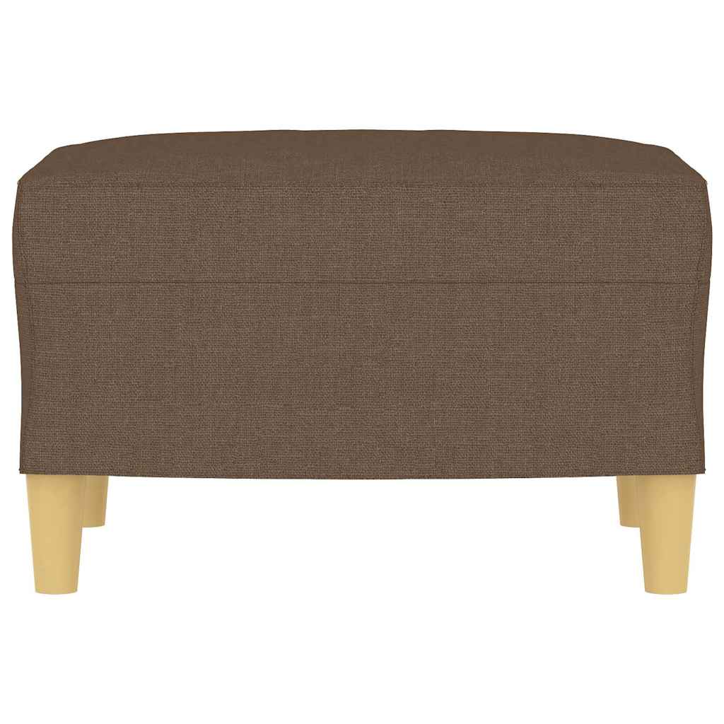 Voetenbank 60x50x41 cm stof bruin is nu te koop bij PeponiXL, paradijselijk wonen!