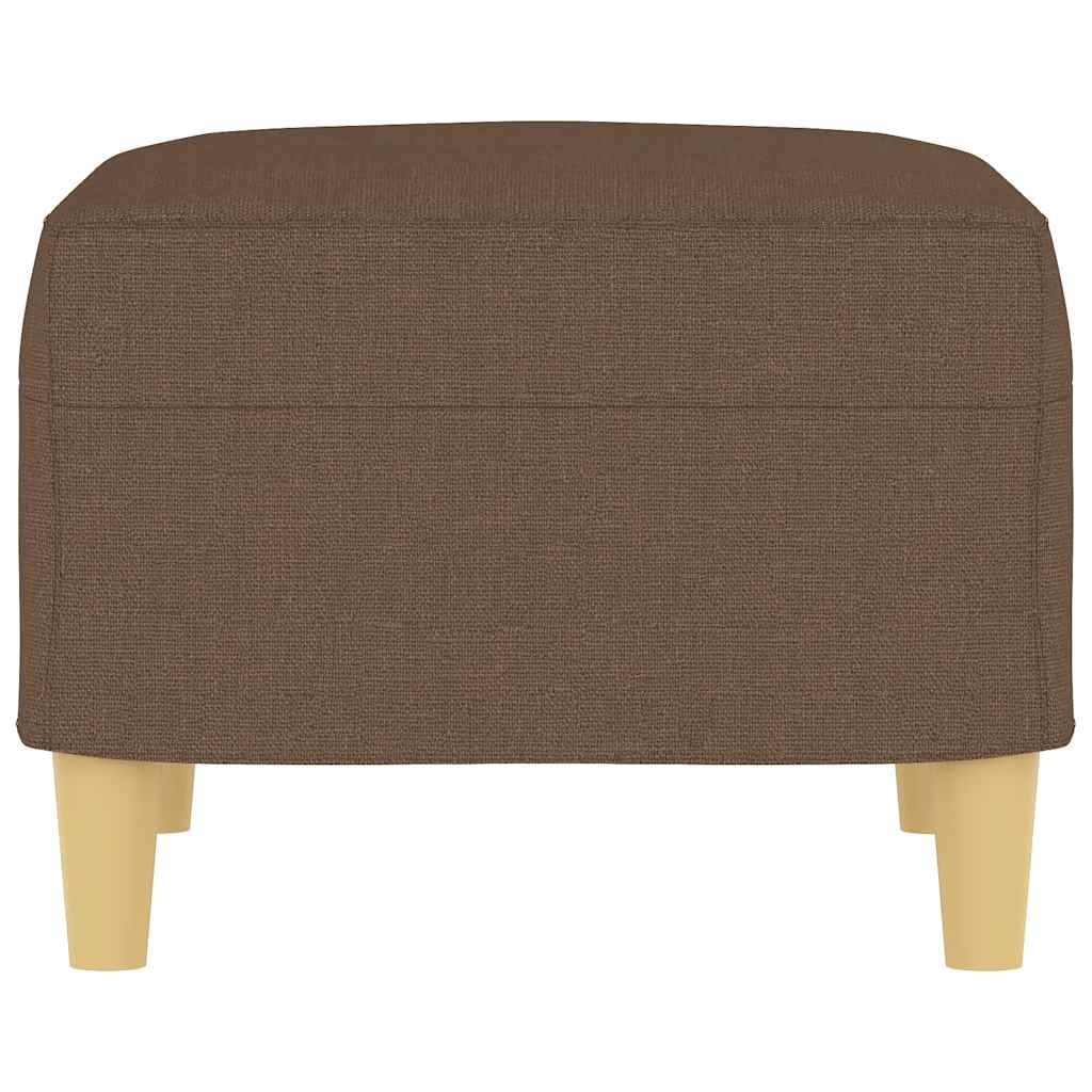Voetenbank 60x50x41 cm stof bruin is nu te koop bij PeponiXL, paradijselijk wonen!