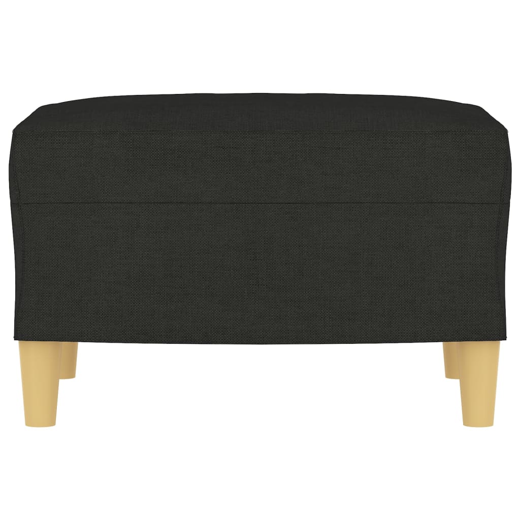 Voetenbank 60x50x41 cm stof zwart is nu te koop bij PeponiXL, paradijselijk wonen!