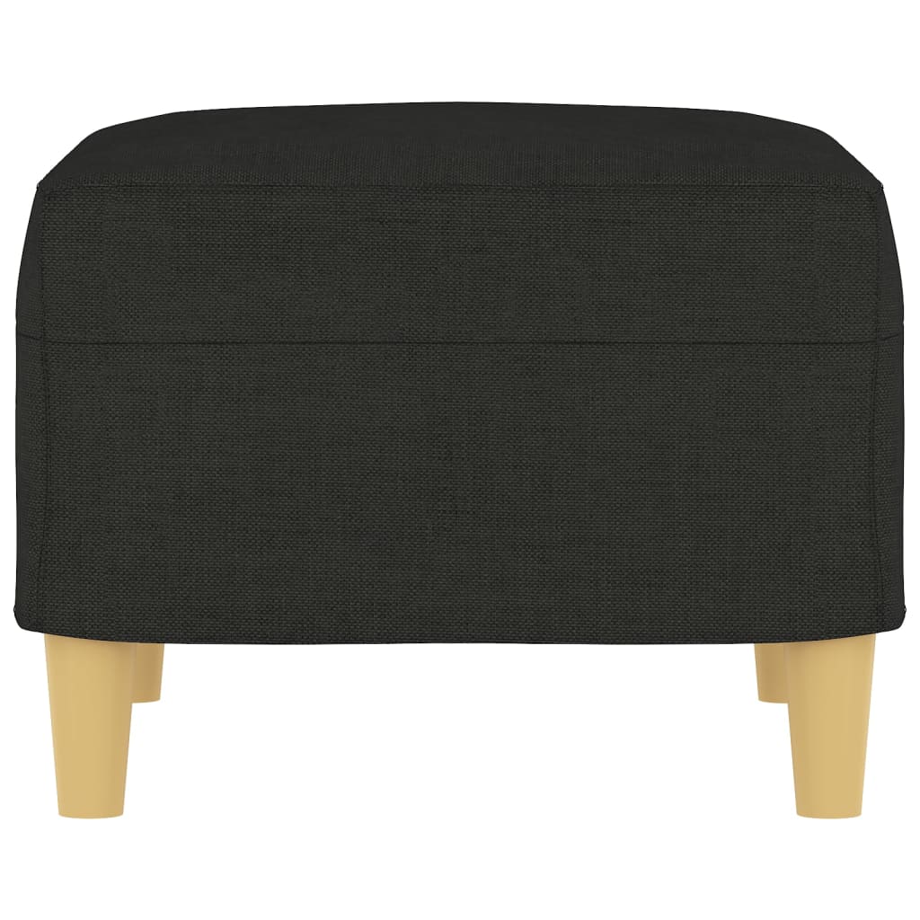 Voetenbank 60x50x41 cm stof zwart is nu te koop bij PeponiXL, paradijselijk wonen!