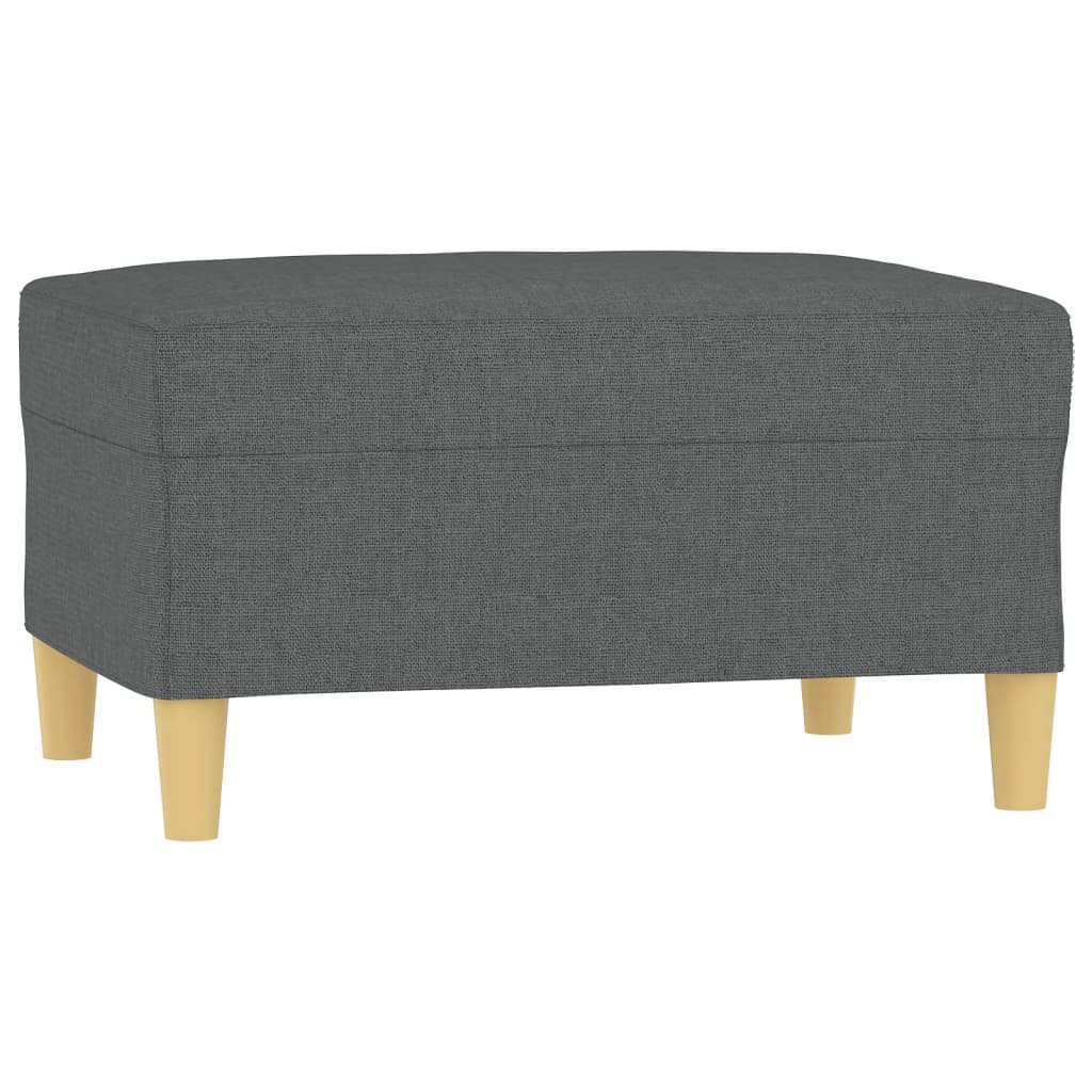 Voetenbank 70x55x41 cm stof donkergrijs is nu te koop bij PeponiXL, paradijselijk wonen!