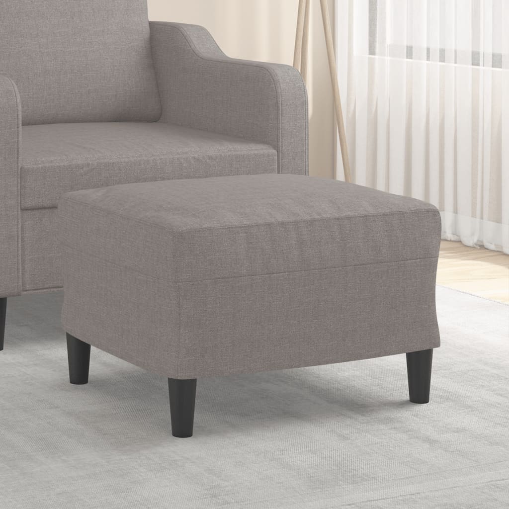 Voetenbank 60x50x41 cm stof taupe is nu te koop bij PeponiXL, paradijselijk wonen!