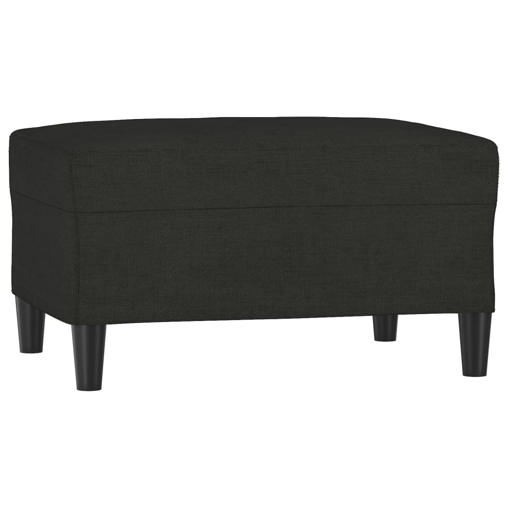 Voetenbank 70x55x41 cm stof zwart is nu te koop bij PeponiXL, paradijselijk wonen!