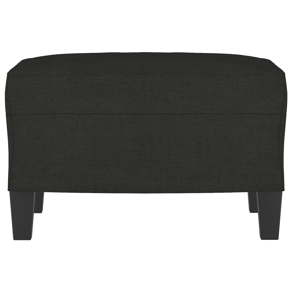 Voetenbank 60x50x41 cm stof zwart is nu te koop bij PeponiXL, paradijselijk wonen!