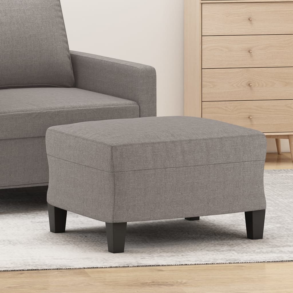 Voetenbank 60x50x41 cm stof taupe is nu te koop bij PeponiXL, paradijselijk wonen!