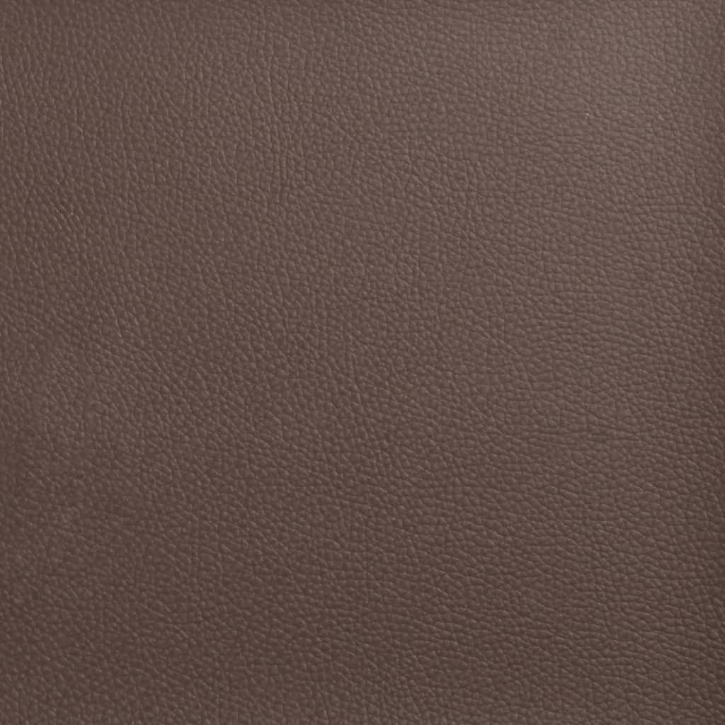 Voetenbank 70x55x41 cm kunstleer bruin is nu te koop bij PeponiXL, paradijselijk wonen!