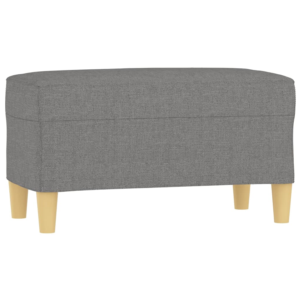 Bankje 70x35x41 cm stof donkergrijs is nu te koop bij PeponiXL, paradijselijk wonen!
