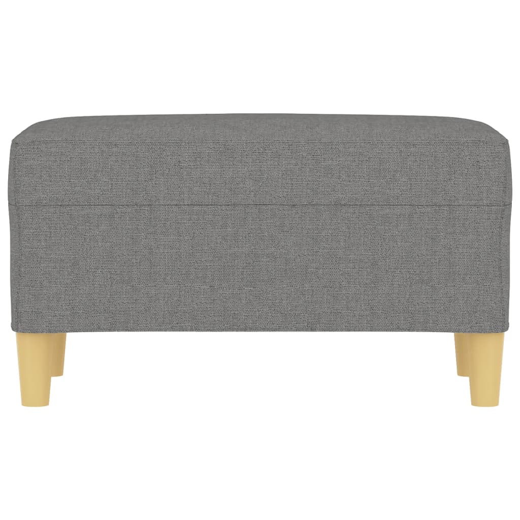 Bankje 70x35x41 cm stof donkergrijs is nu te koop bij PeponiXL, paradijselijk wonen!