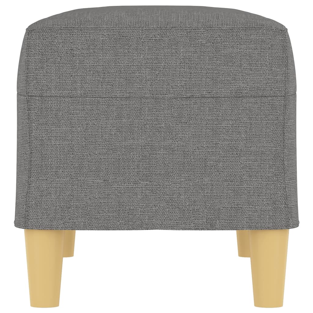 Bankje 70x35x41 cm stof donkergrijs is nu te koop bij PeponiXL, paradijselijk wonen!