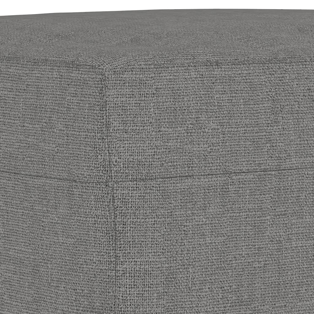 Bankje 70x35x41 cm stof donkergrijs is nu te koop bij PeponiXL, paradijselijk wonen!