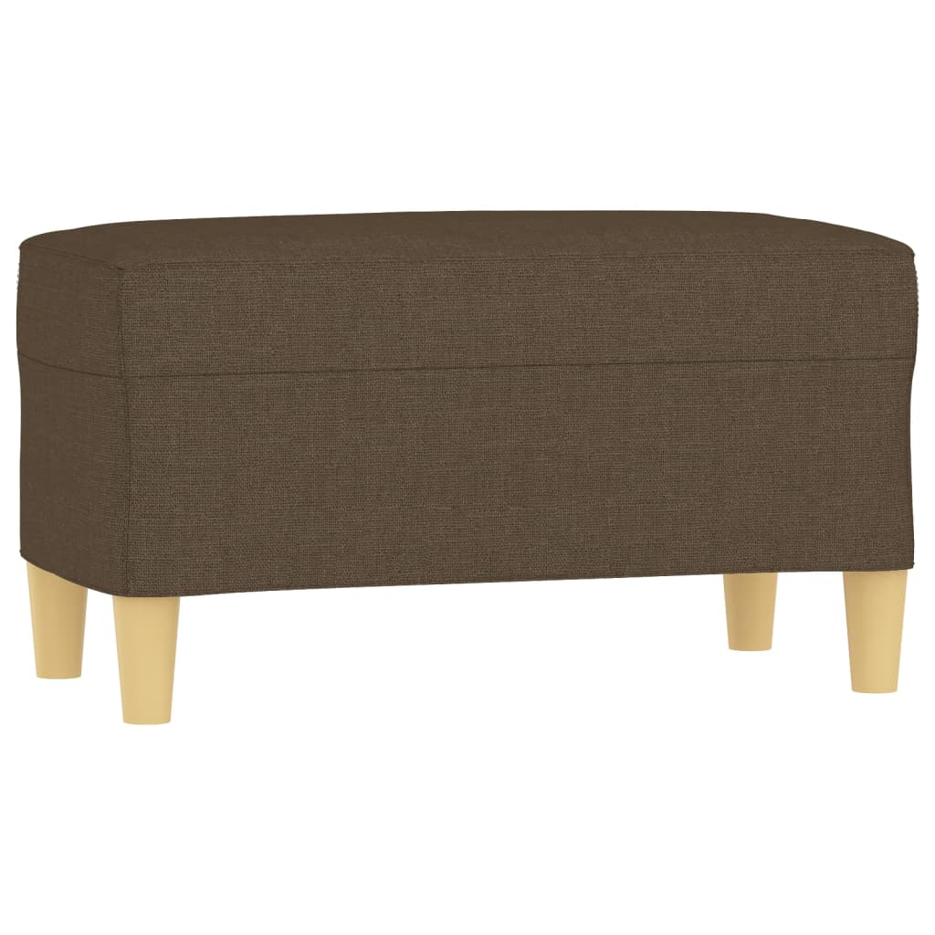 Bankje 70x35x41 cm stof bruin is nu te koop bij PeponiXL, paradijselijk wonen!