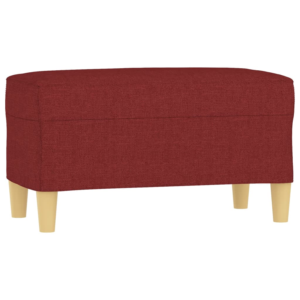 Bankje 70x35x41 cm stof wijnrood is nu te koop bij PeponiXL, paradijselijk wonen!
