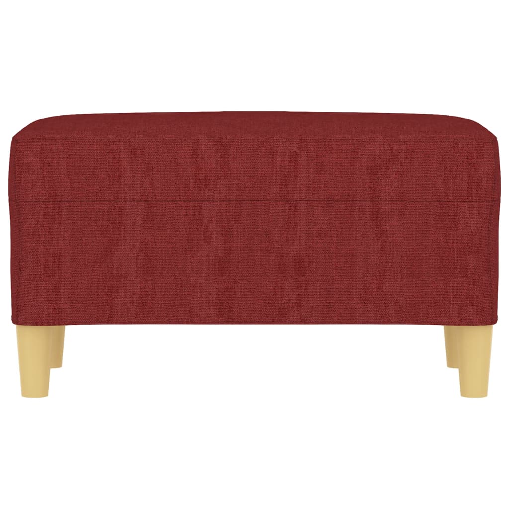 Bankje 70x35x41 cm stof wijnrood is nu te koop bij PeponiXL, paradijselijk wonen!