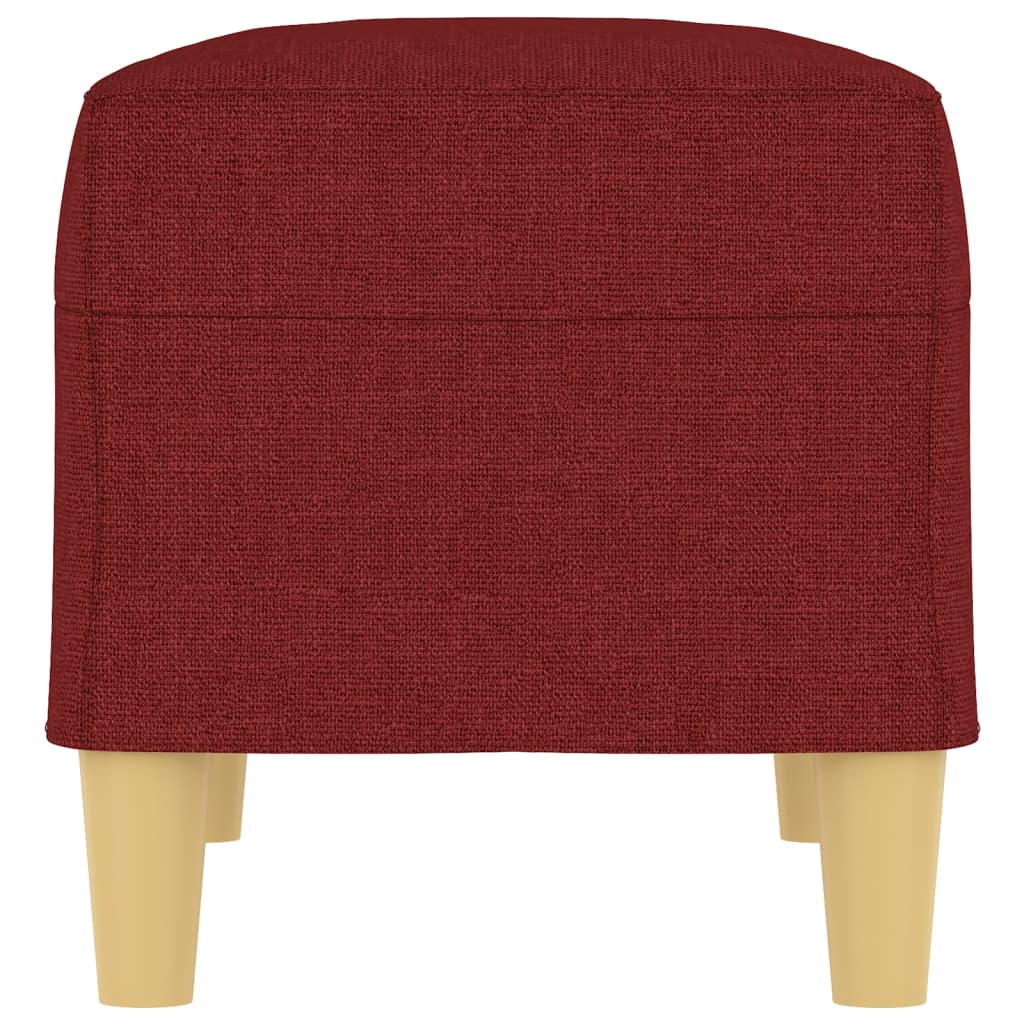 Bankje 70x35x41 cm stof wijnrood is nu te koop bij PeponiXL, paradijselijk wonen!