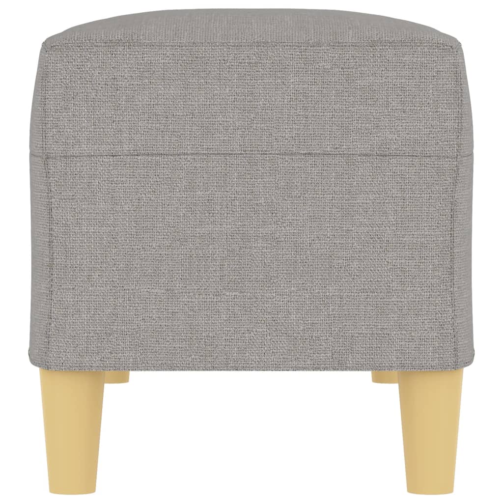 Bankje 100x35x41 cm stof lichtgrijs is nu te koop bij PeponiXL, paradijselijk wonen!
