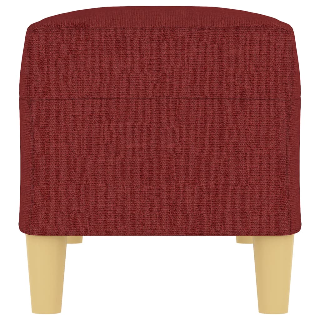 Bankje 100x35x41 cm stof wijnrood is nu te koop bij PeponiXL, paradijselijk wonen!