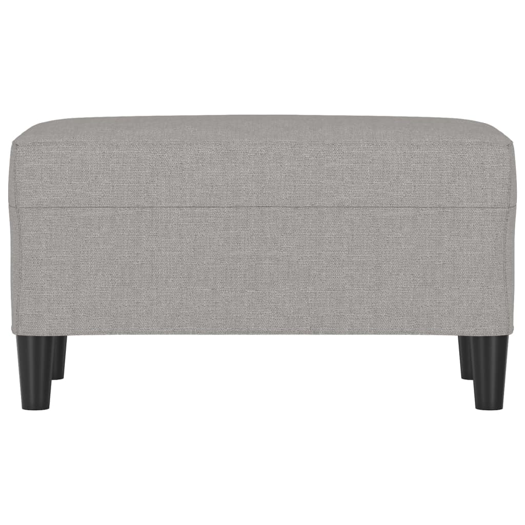 Bankje 70x35x41 cm stof lichtgrijs is nu te koop bij PeponiXL, paradijselijk wonen!