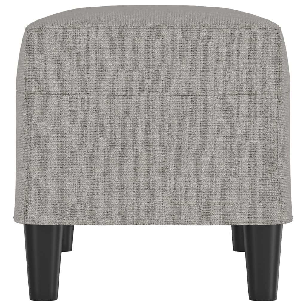 Bankje 70x35x41 cm stof lichtgrijs is nu te koop bij PeponiXL, paradijselijk wonen!