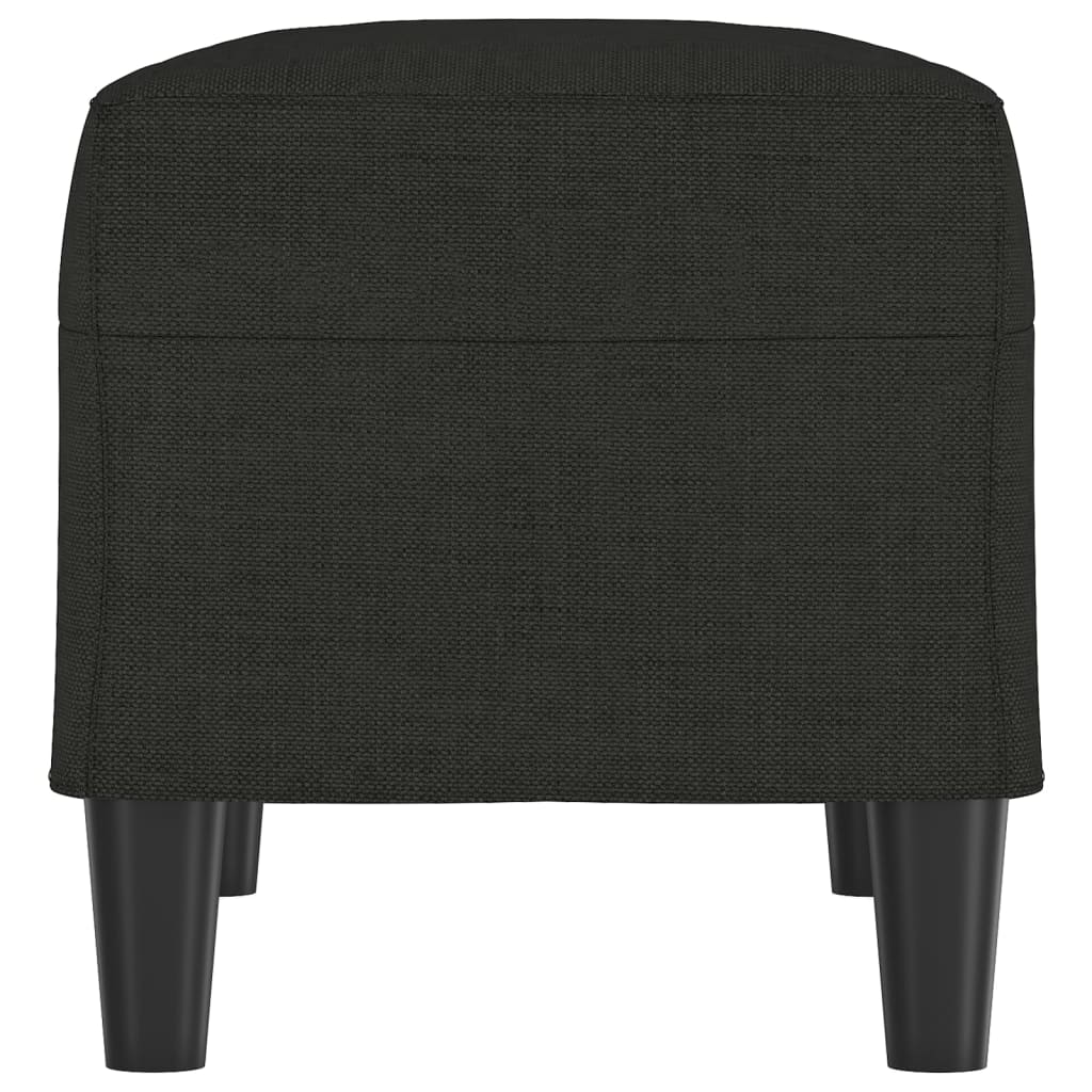 Bankje 70x35x41 cm stof zwart is nu te koop bij PeponiXL, paradijselijk wonen!
