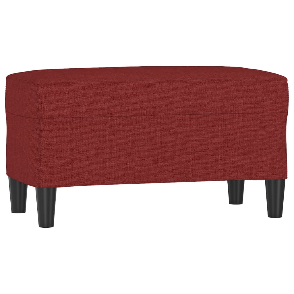 Bankje 70x35x41 cm stof wijnrood is nu te koop bij PeponiXL, paradijselijk wonen!