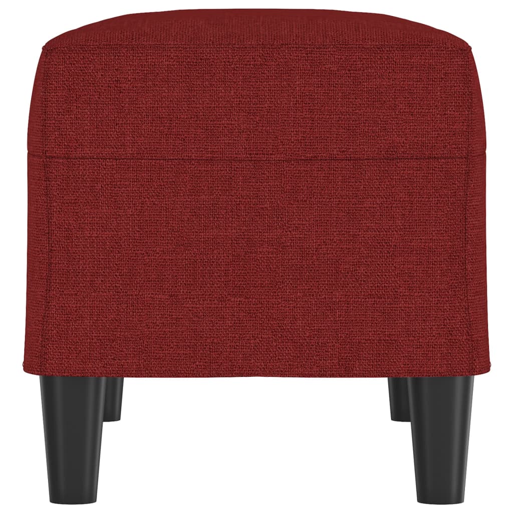 Bankje 70x35x41 cm stof wijnrood is nu te koop bij PeponiXL, paradijselijk wonen!