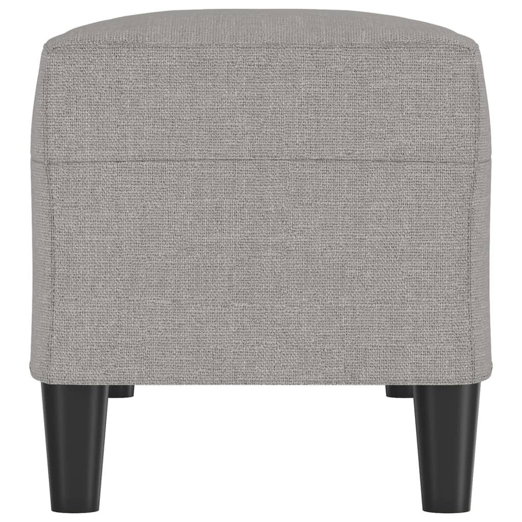 Bankje 100x35x41 cm stof lichtgrijs is nu te koop bij PeponiXL, paradijselijk wonen!