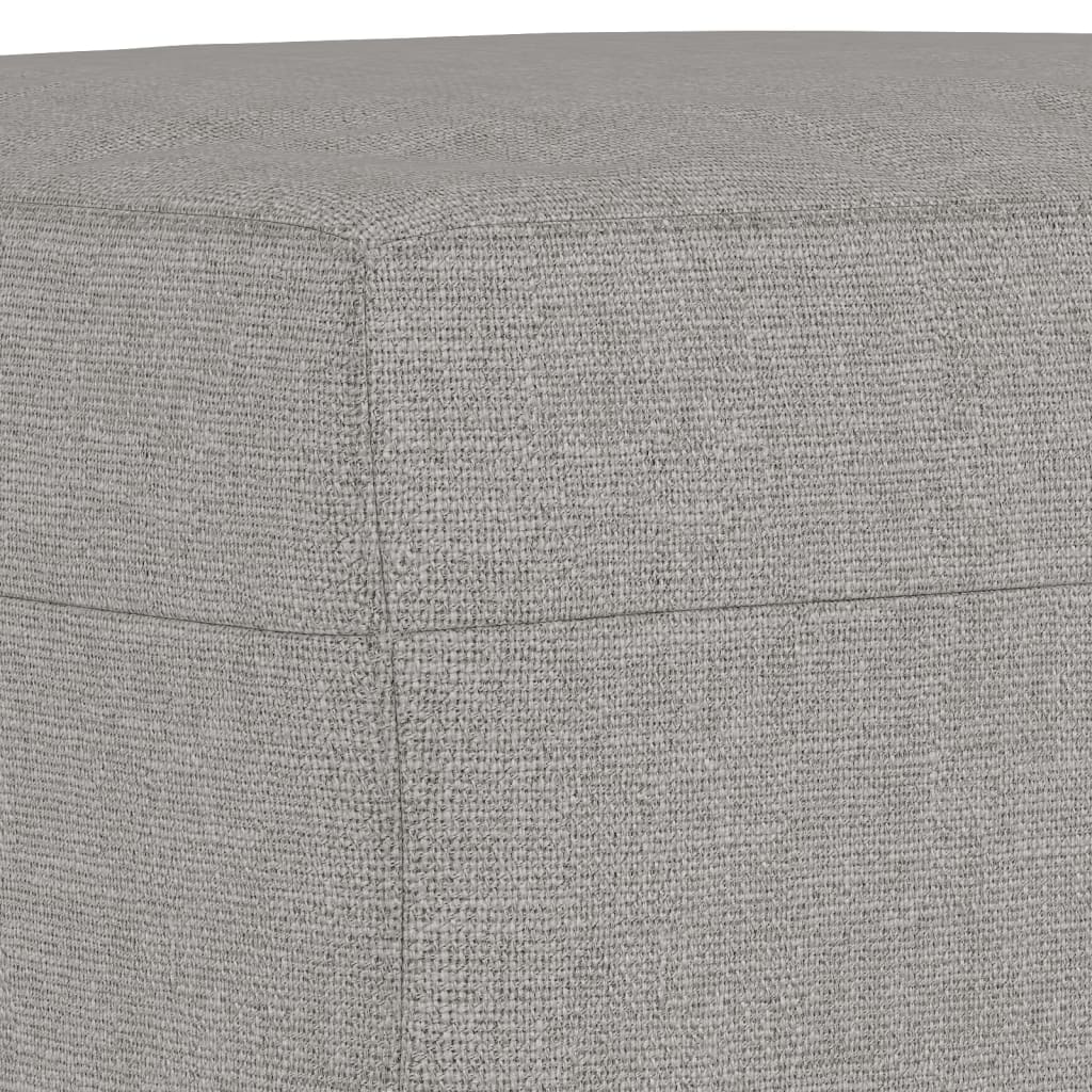 Bankje 100x35x41 cm stof lichtgrijs is nu te koop bij PeponiXL, paradijselijk wonen!