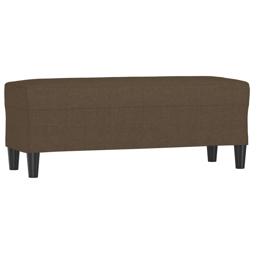 Bankje 100x35x41 cm stof bruin is nu te koop bij PeponiXL, paradijselijk wonen!