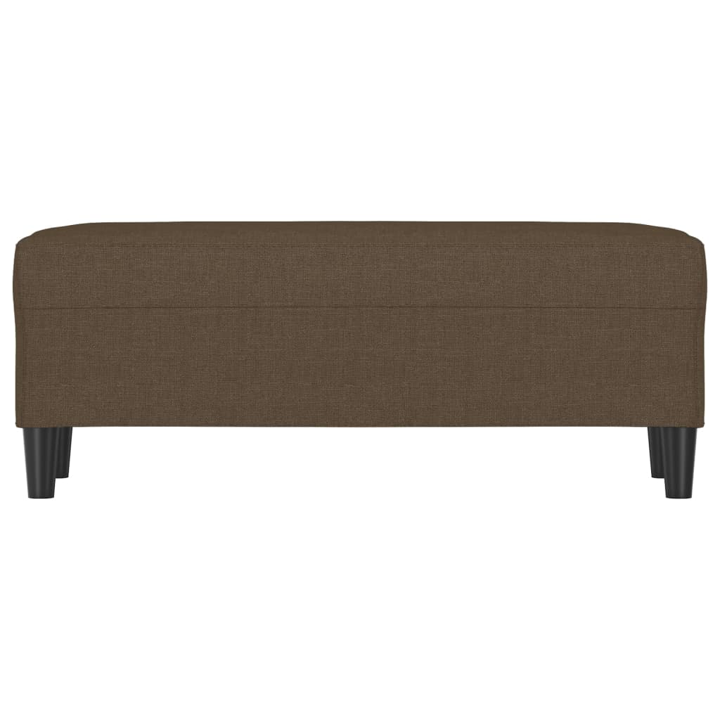 Bankje 100x35x41 cm stof bruin is nu te koop bij PeponiXL, paradijselijk wonen!