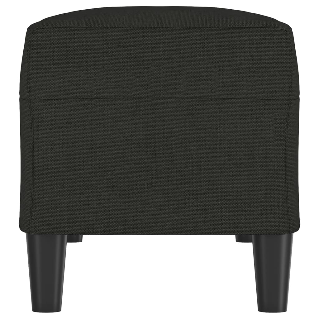 Bankje 100x35x41 cm stof zwart is nu te koop bij PeponiXL, paradijselijk wonen!