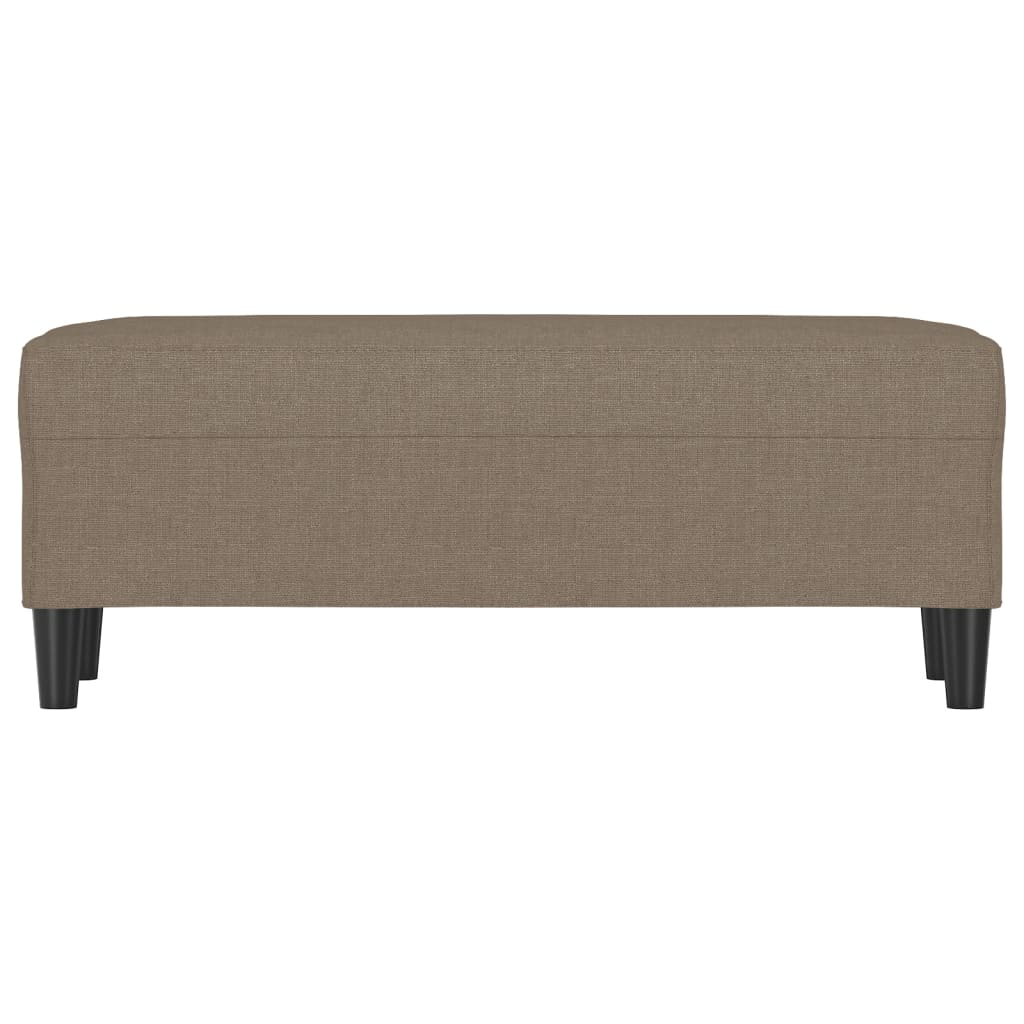 Bankje 100x35x41 cm stof taupe is nu te koop bij PeponiXL, paradijselijk wonen!