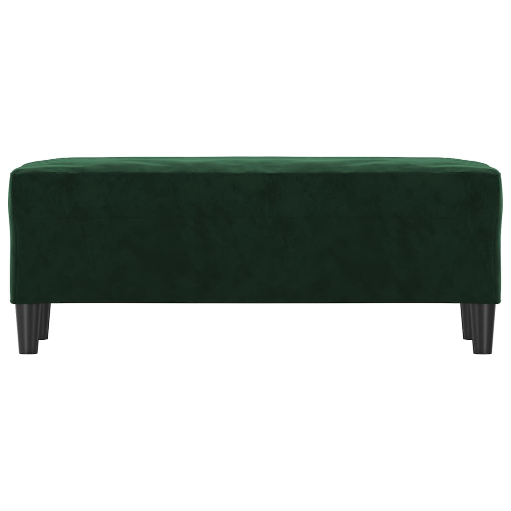 Bankje 100x35x41 cm fluweel donkergroen is nu te koop bij PeponiXL, paradijselijk wonen!