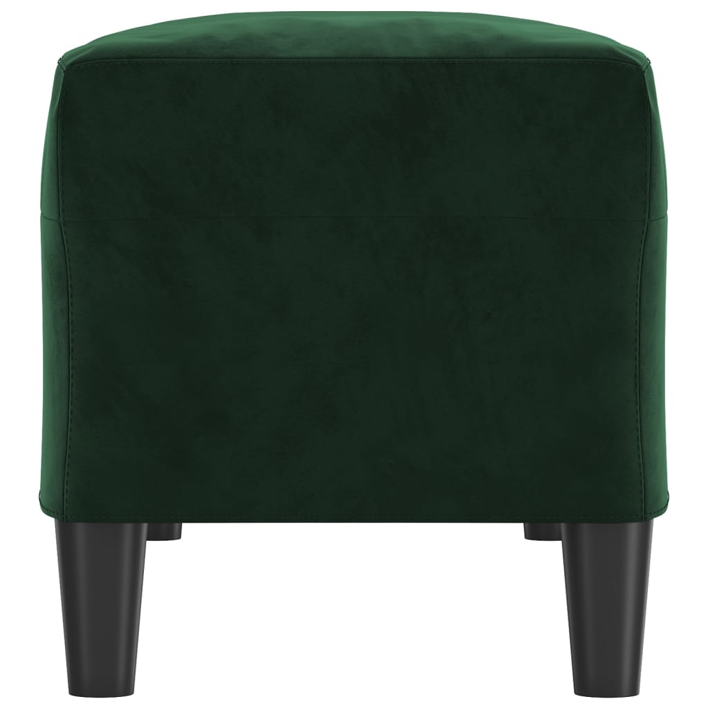 Bankje 100x35x41 cm fluweel donkergroen is nu te koop bij PeponiXL, paradijselijk wonen!