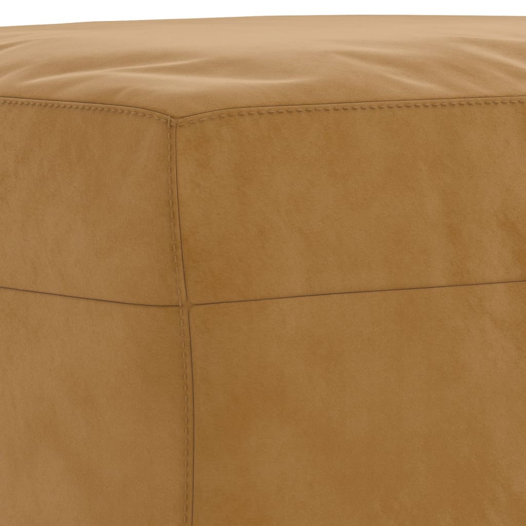 Bankje 100x35x41 cm fluweel bruin is nu te koop bij PeponiXL, paradijselijk wonen!