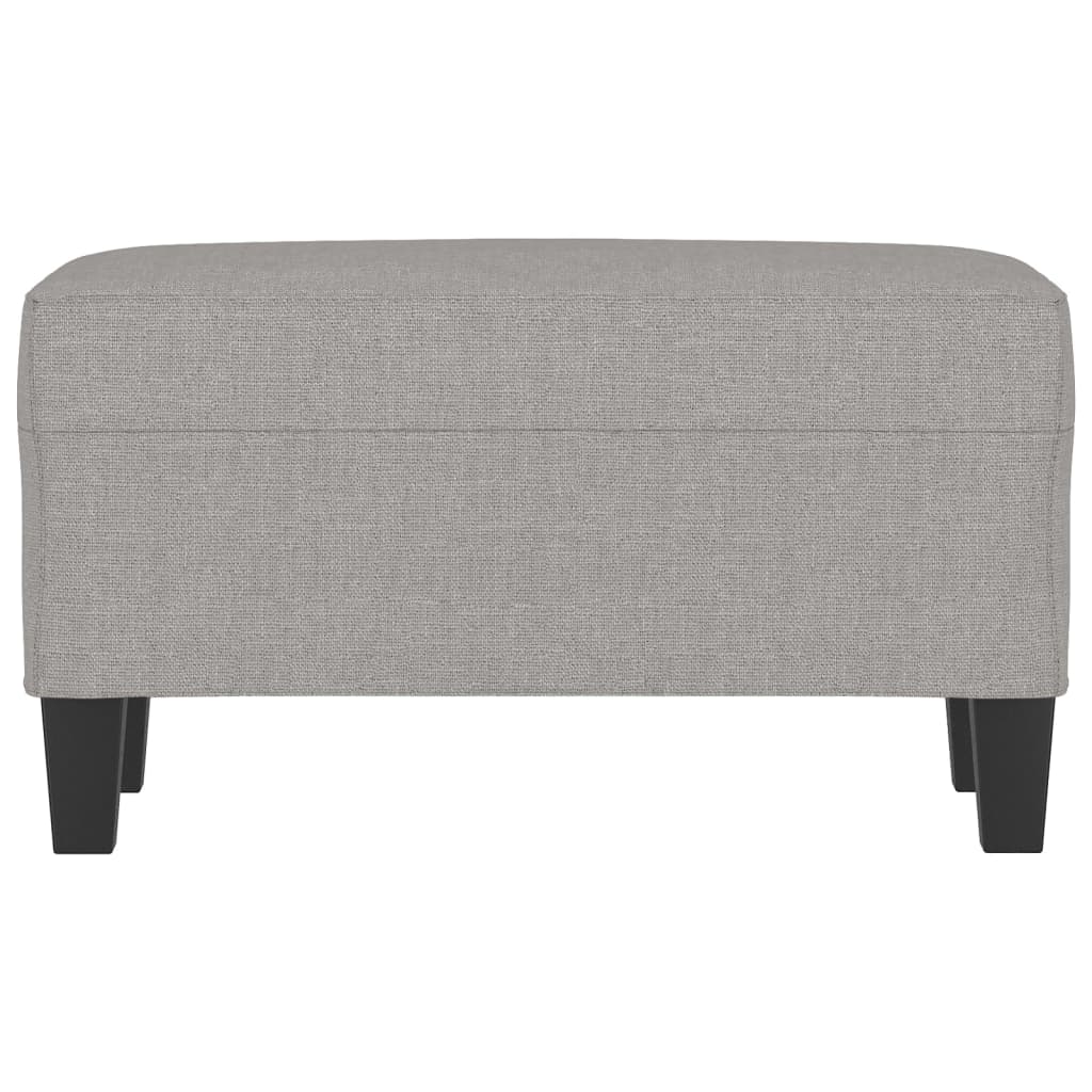 Bankje 70x35x41 cm stof lichtgrijs is nu te koop bij PeponiXL, paradijselijk wonen!