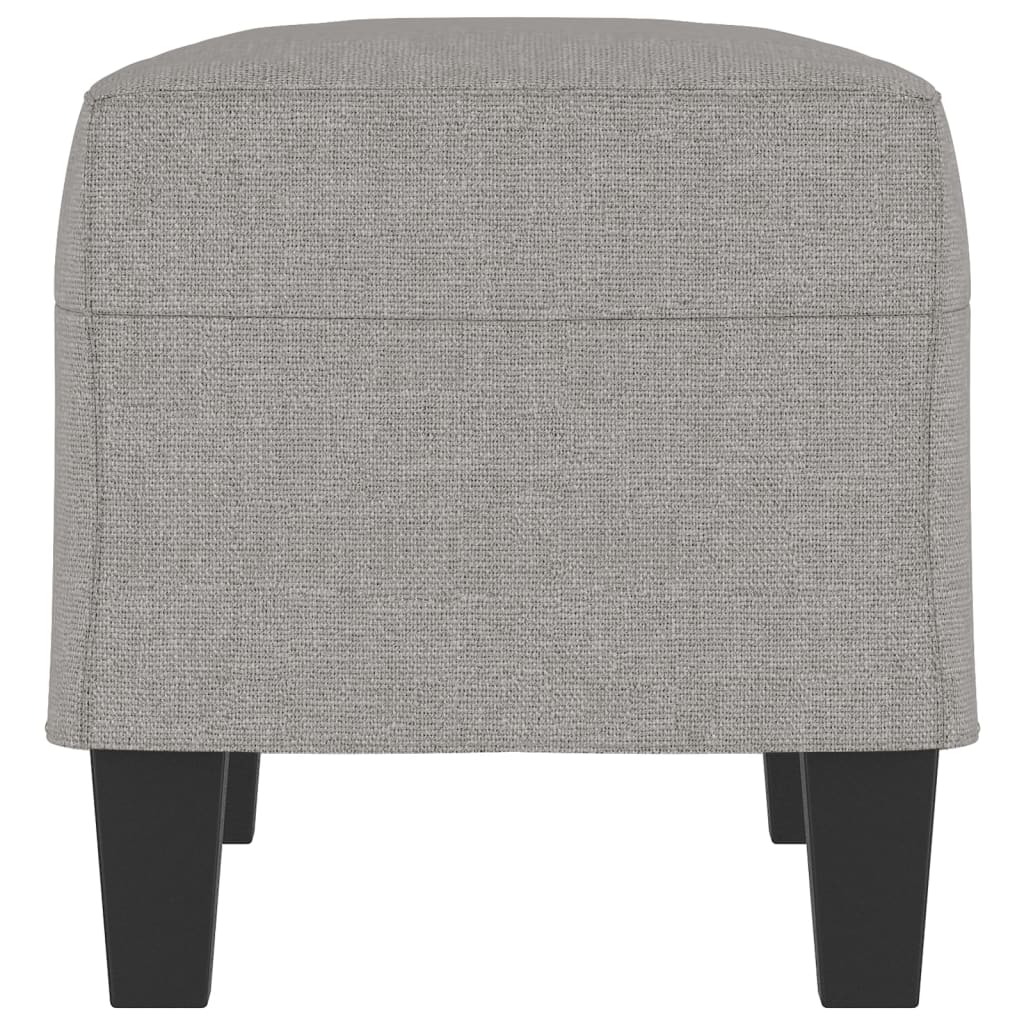Bankje 70x35x41 cm stof lichtgrijs is nu te koop bij PeponiXL, paradijselijk wonen!