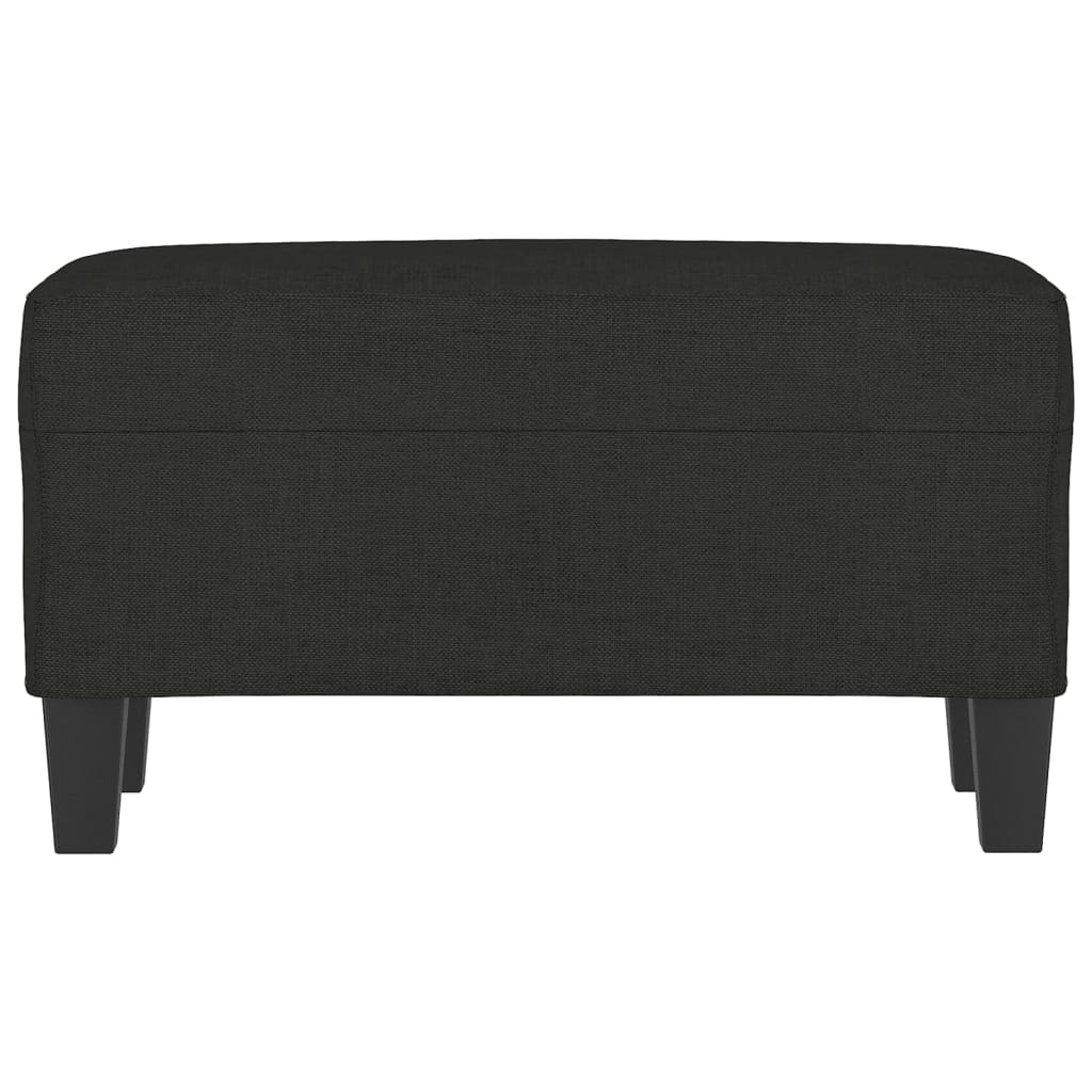 Bankje 70x35x41 cm stof zwart is nu te koop bij PeponiXL, paradijselijk wonen!