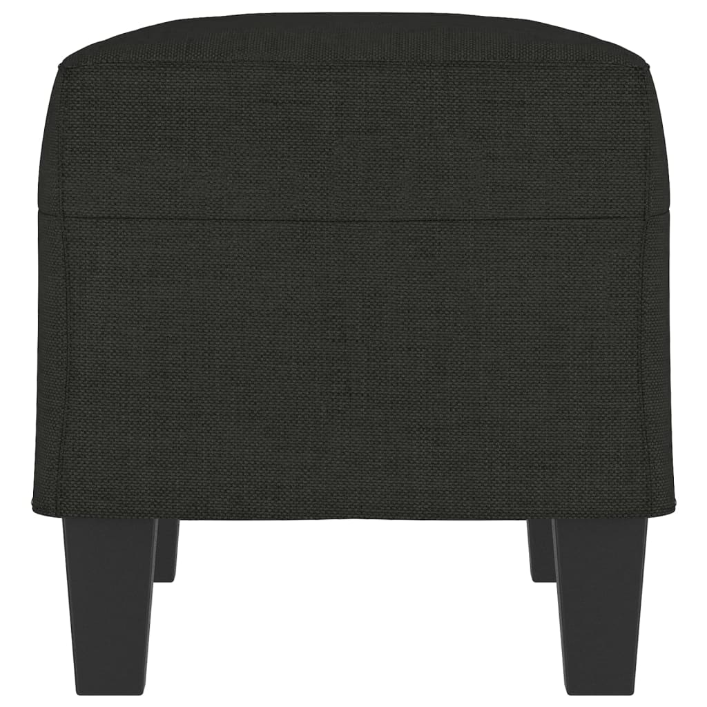 Bankje 70x35x41 cm stof zwart is nu te koop bij PeponiXL, paradijselijk wonen!
